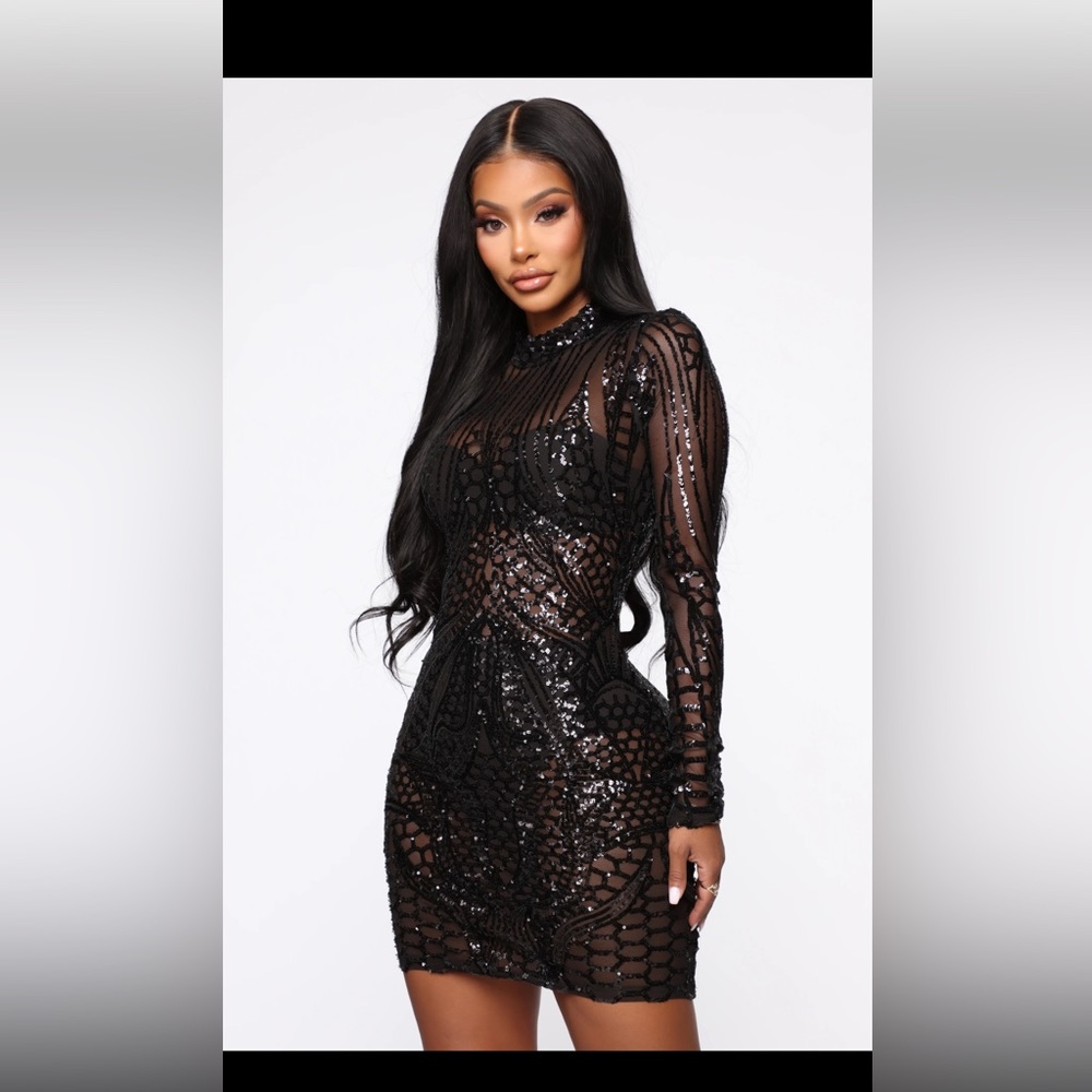 “Showing what I got Sequin Dress” Fashionova